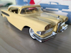 L@@K! ORIGINAL VINTAGE AMT 1958 FORD EDSEL HT PROMO MODEL WITH *BOX *SUPER NICE!