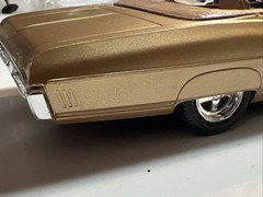 Model King 1970 Pontiac Bonneville Convertible Built Model Kit #21574P CLEAN