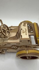 U-Gears U-9 Grand Prix Car Wooden Mechanical Model Assembled Crank/Trophy READ