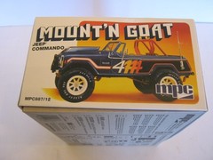 MPC “MOUNT’N GOAT” JEEP COMMANDO RETRO DELUXE MODEL KIT 1/25 SCALE. Open Box!!