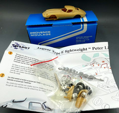 PROVENCE MOULAGE JAGUAR E LIGHT WEIGHT LE MANS 1 /43 SCALE MODEL UNASSEMBLED