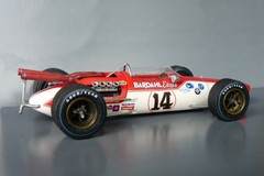 1/25 66 BARDAHL EAGLE RUBY VERSION RESIN/WHITE METAL KIT, INDY RESIN, USAC, CART