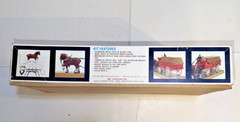 Vintage AMT Budweiser Clydesdale 8-Horse Hitch 1/20 Model Kit #7702 1978