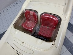 Vtg Large Ideal 1953 Chevrolet Corvette Built Model Car For Parts Motor Works