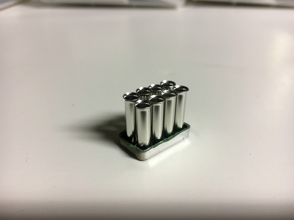 Set of 8 Metal Injector Stacks 1/24 scale – 15 MM long 3.7 MM Diameter 4.7 Flare