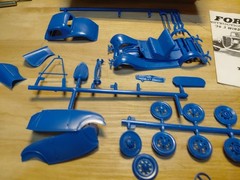 Hobby Kits 1/32 1934 Ford 3 Window Coupe Model Kit Open Box Looks Complete