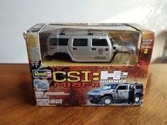 OPEN BOX – Revell CSI Miami Hummer H2 Model Kit Metal Body 1:25 Scale 85-1567