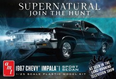 67 Chevy Impala 4Dr SPOTLIGHTS from AMT 1:25 Model 1967 Supernatural