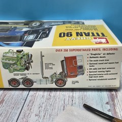 Vintage AMT Chevy Titan 90 1/25 Scale Model Kit CB Radio Truck Hobby Kit Garage