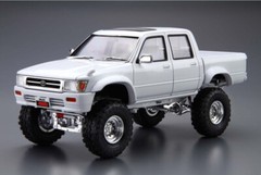 Aoshima 1/24 1994 Toyota LN107 Hilux Pickup Double Cab Lift Up Plastic Model Kit