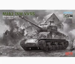 RYEFIELD MODEL RFM RM-5135 1/35 M4A3 76W VVSS Sherman Late w/Full Interior