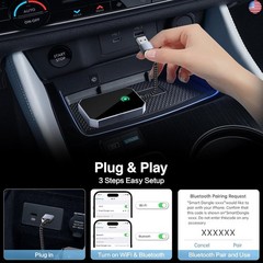 Android Auto Wireless Adapter for OEM Factory Wired Android Auto Car, Stable