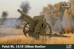 135 Polish 100mm Howitzer wz 14/19 IBG 35061 Plastic Model kit