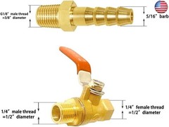 Joywayus 1/4PT Thread Adjustable Magnetic Base Round Nozzle Coolant Oil Water