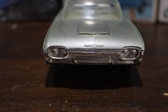 AMT 1962 Ford Thunderbird Roadster Friction Promo Silver Moss 1/25