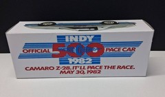 New 1982 Chevy Camaro Z28 Indy 500 Pace Car Custom Promo Model BOX ONLY NO CAR