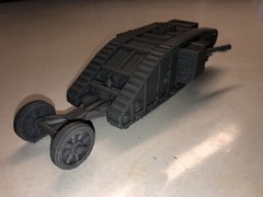 World War One Mark 1 British Tank
