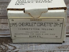 AMT Ertl 1995 Chevrolet Corvette ZR-1 Promo Car Yellow # 6661E0