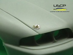 USCP 24A020 1/24 Bonnet Pins Photo-Etched set Upgrade accessories kit
