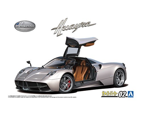 Aoshima The Super Car No.2 1/24 Scale Pagani Huayra ’12 Plastic Model Kit NEW