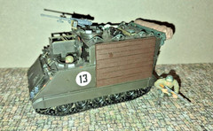 Tamiya 1:35 WWII us army military personnel carrier vehicle custom built model