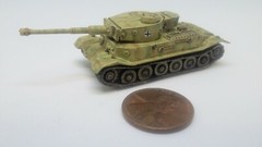 Takara 1/144 World Tank Museum 5. German Porsche Tiger In Green Camouflage (#80)