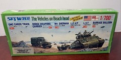 Sky Wave 1:700 Vehicles on Beach Head – Complete Kit #SW-400