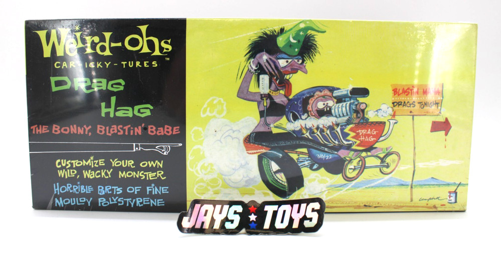 Weird-ohs Car-icky-tures Drag Hag The Bonny, Blastin’ Babe Model Kit Sealed