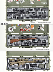 TomyTec Little Armory 1/12 MILITARY HARD CASE C2 LD050 Plastic Model Kit