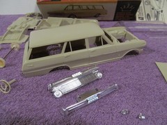 1963 AMT Chevy II Nova Station Wagon Vintage Craftsman Series Built Up MPC JOHAN