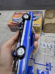 1967 Pontiac GTO, MPC, 1/25 Partially Assembled Blue Model Car
