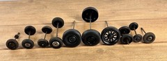 Vintage Antqiue Lot Of Toy Wheels 16 Pcs Various Sizes