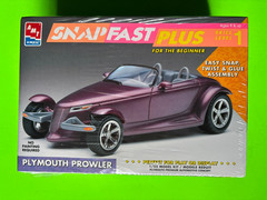 PLYMOUTH PROWLER COUPE MODEL KIT AMT ERTL 1/25 SCALE SNAPFAST PLUS NEW SEALED!!