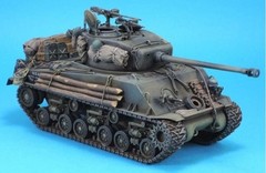 1/35 Scale Die-Cast Resin Model Assembled Kit US Army Sherman M4A3E8 1945 Upd…