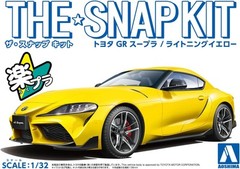 AOSHIMA 1/32 The Snap Kit Series Toyota GR Supra Lightning Yellow Color-cod