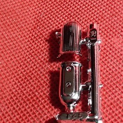 Chrome Blower Scoop 1960 Chevy Corvette 1:25 Scale Model Car Part MPC