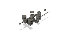 1/24-1/25 Scale Truck Trailer Model Accessories Lowboy Trailer Suspension