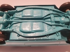 M131. 1964 FORD GALAXIE 500 XL DEALER PROMO MODEL CAR 1/25 Scale TURQUOISE