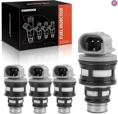 A-Premium Set of 4 Fuel Injectors Compatible with Chevrolet Beretta, Cavalier,