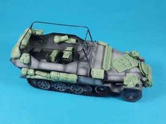 1/35 Resin Model Assembly Kit Chariots Sd.Kfz. 251 Accessories Set Parts Model