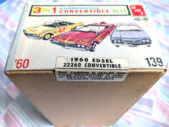 *ULTRA RARE! ***FACTORY-SEALED *ORIGINAL VINTAGE AMT 1960 EDSEL CONV KIT ***NIB!