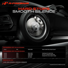 10.30 Inch (261.5Mm) Front Drilled and Slotted Disc Brake Rotors Compatible with