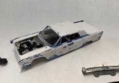 Vintage AMT 1/25 1964 Lincoln Continental Sedan for Rebuild