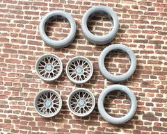1/24 Scale: 18-inch “BBS Boss” Resin Wheels For Sports Cars