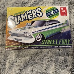 Sealed 1958 Plymouth Street Fury Model Kit 1/25 Scale AMT NEW