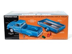 1:25 AMT 1960 Ford F-100 PICK-UP Truck & Trailer PLASTIC MODEL KIT *SEALED*