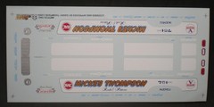 Slixx 1942 Mickey Thompson Rods-Pistons Vega F/C 1/25 waterslide drag decal