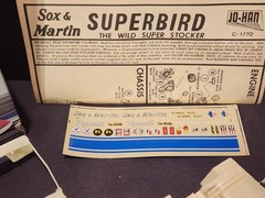 Jo-Han 1970 Plymouth Sox & Martin Superbird 1/25 Scale Model Kit – NMint Unbuilt