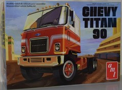 AMT CHEVY TITAN 90 1417/06 ⭐PARTS⭐FRONT AXLE+MUD FLAPS+MORE 1:25