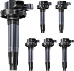 6PCS Ignition Coil Pack 3.5L 3.7L V6 Compatible with Ford Mazda Lincoln Edge Exp